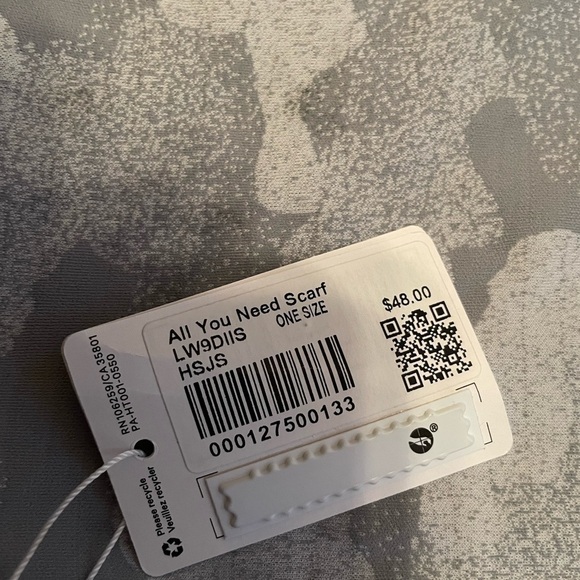 lululemon All You Need Scarf Heritage Speckle Camo Starlight HSJS Cozy L… - Picture 7 of 8